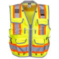 Unisex High Visibility Green Engineer Vest